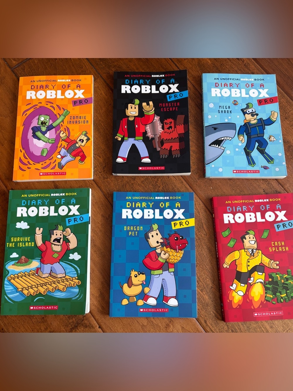 Scholastic Diary of a Roblox Pro Series. Lot of 6. Brand New